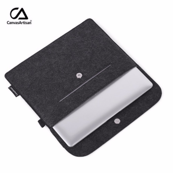 Túi chống sốc Laptop, Macbook Canvas Artisan 2 Ngăn Chính Hãng chống sốc 6 chiều