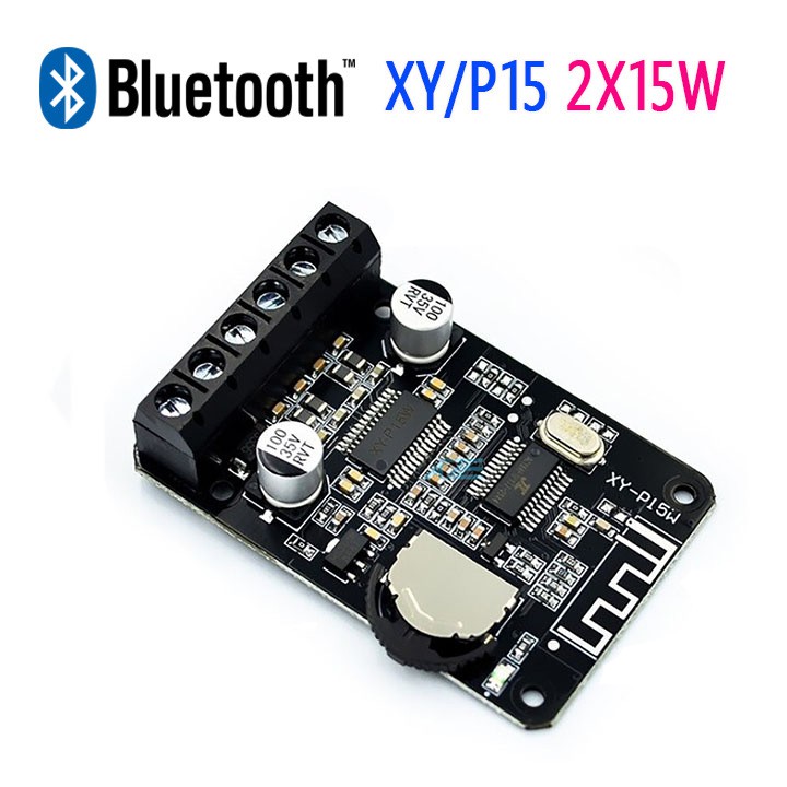 Mạch khuếch đại âm thanh Bluetooth 5.0 2x15W