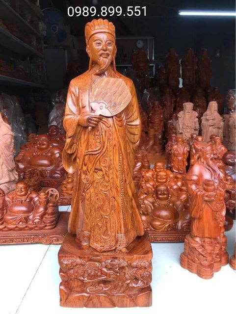 Tượng khổng minh cao 40cm