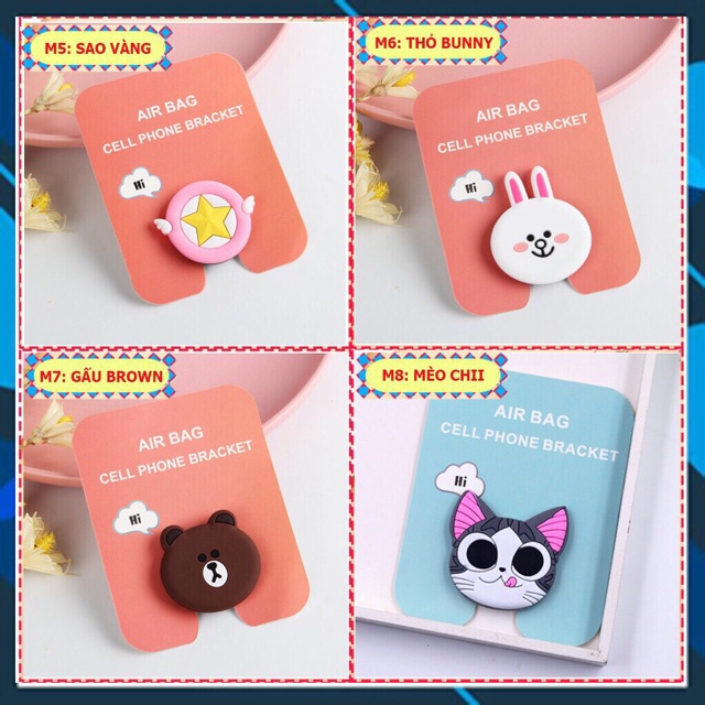 Hàng Loại 1 Popsocket đỡ điện thoại đa năng