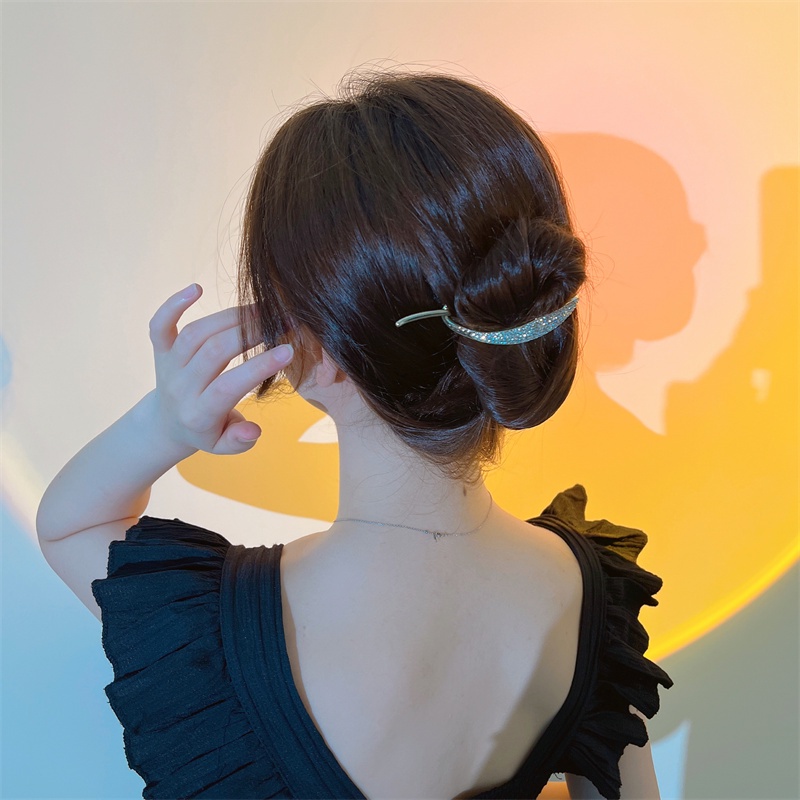 Kẹp Tóc Xoắn Lưng Cao Cấp Phong Cách Hàn Quốc Cho Nữ