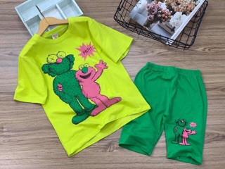 Bộ ngố bé thun cotton 4c