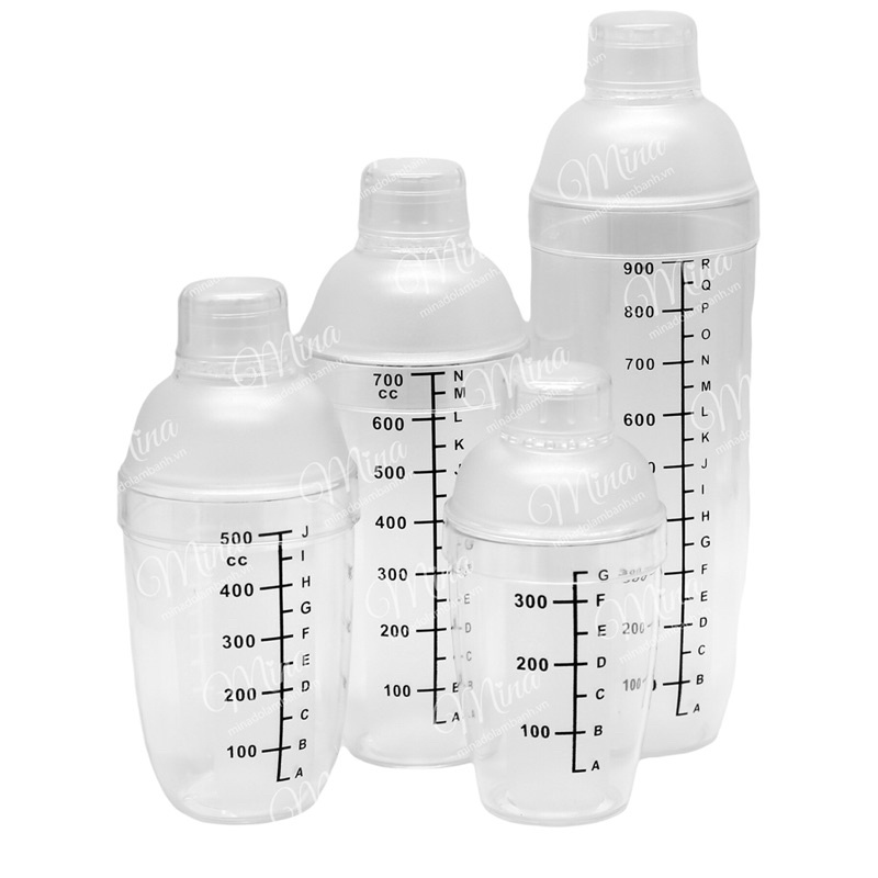 Bình Lắc/Shaker pha chế nhiều cỡ