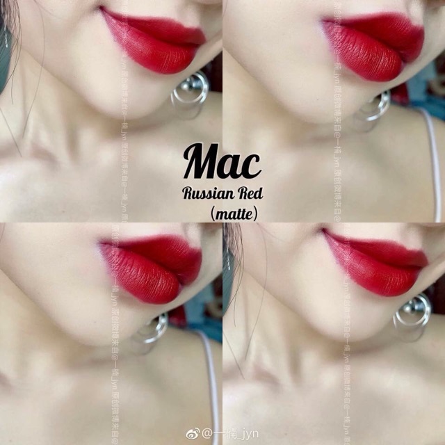 Son lì Mac Russian Red chính hãng