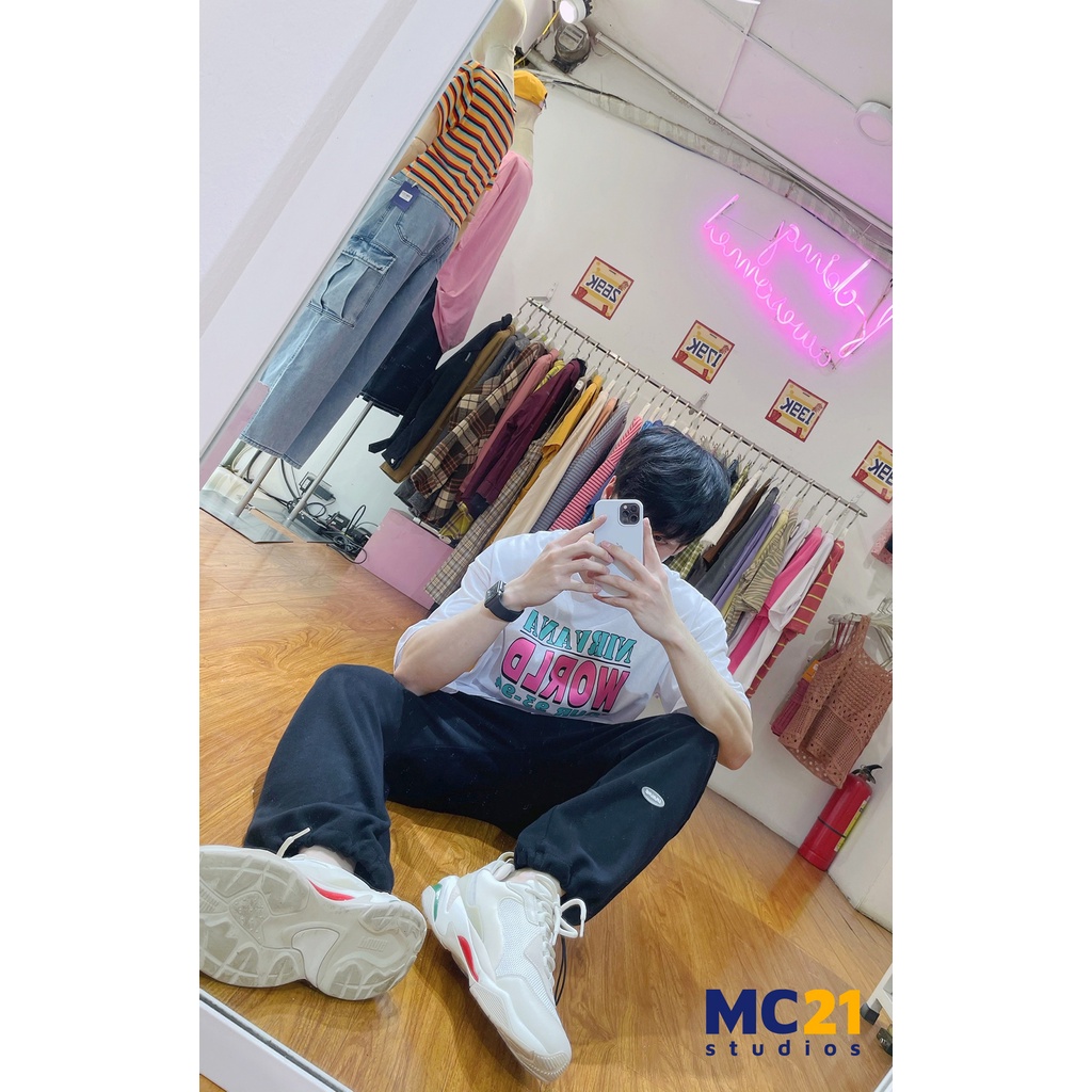 Quần jogger nỉ MINION CLOTHING bo gấu Unisex nam nữ dáng rộng joger lưng thun co giãn Ulzzang Streetwear Hàn Quốc Q2801