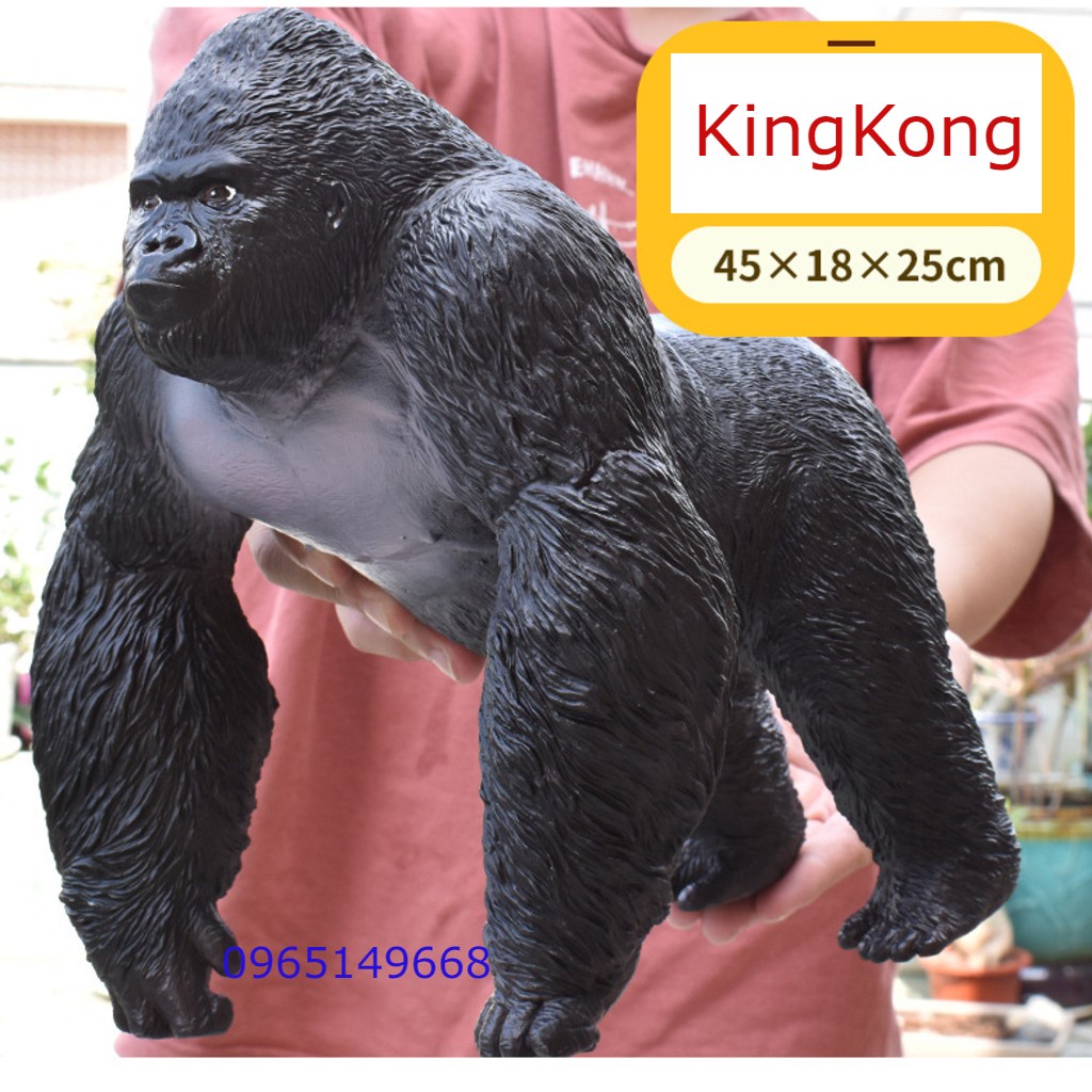 (Hàng Sẵn) Mô Hình Đồ Chơi Nhân Vật King Kong Vs Godzilla 45cm bằng nhựa mềm