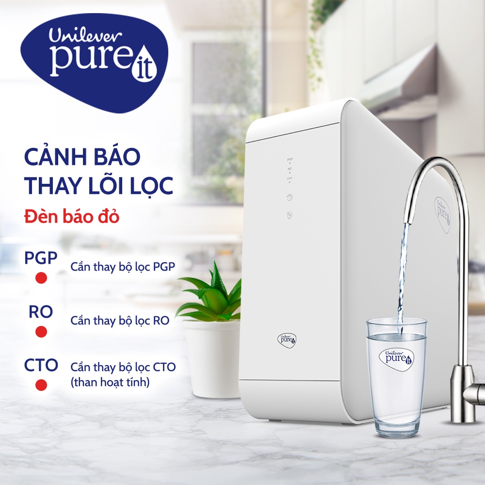 [ Miễn phí lắp đặt - Bảo hành 1 năm ] Máy lọc nước Unilever Pureit Delica UR5440, âm tủ bếp, lọc trực tiếp