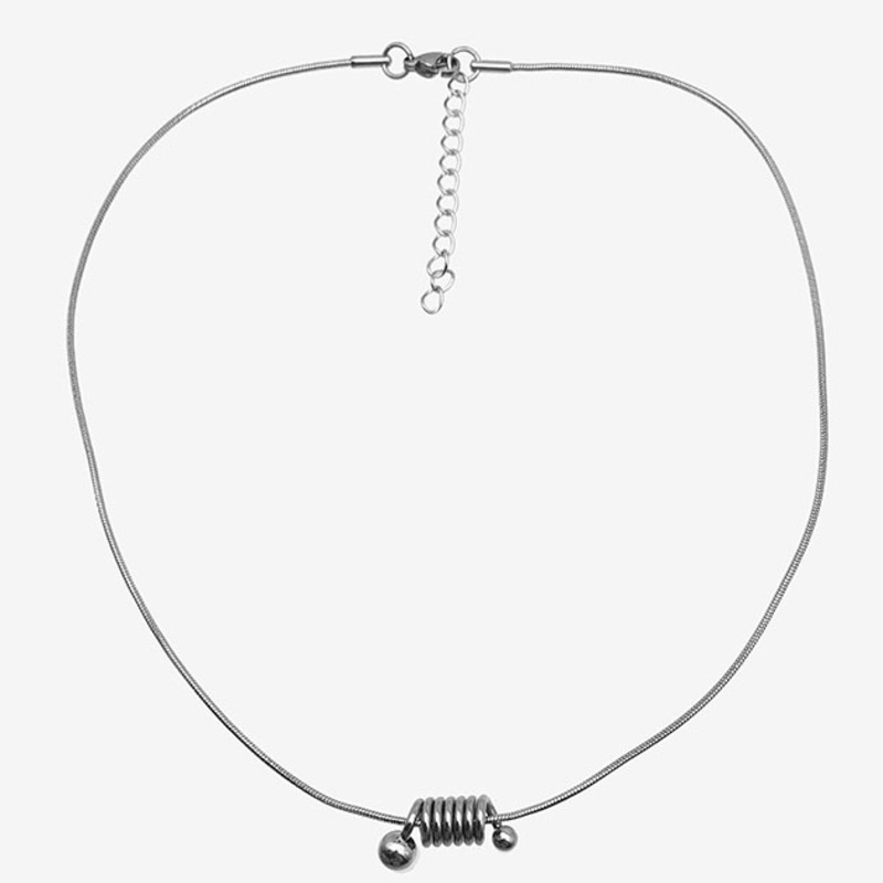 Vòng cổ kim loại thiết kế đơn giản cá tính thời trang cho nữ