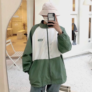 Áo khoác dù unisex 2 lớp 7ZIA Bavy áo khoác gió khóa kéo lót dù cao cấp dễ phối đồ phong cách Ulzzang