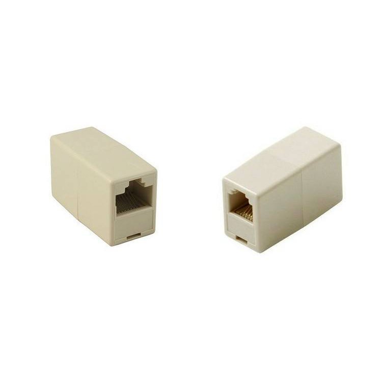 Combo 10 Cầu nối mạng 1-1 trắng - Đầu nối mạng RJ45, Cầu nối mạng RJ45 nhỏ gọn, tiện dụng và rất chính xác