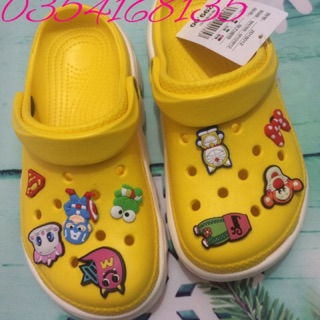 Dép sục tặng kèm 6 sticker gắn dép siêu xinh