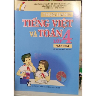 vở thực hành Tiếng Việt và Toán lớp 4 tập 2