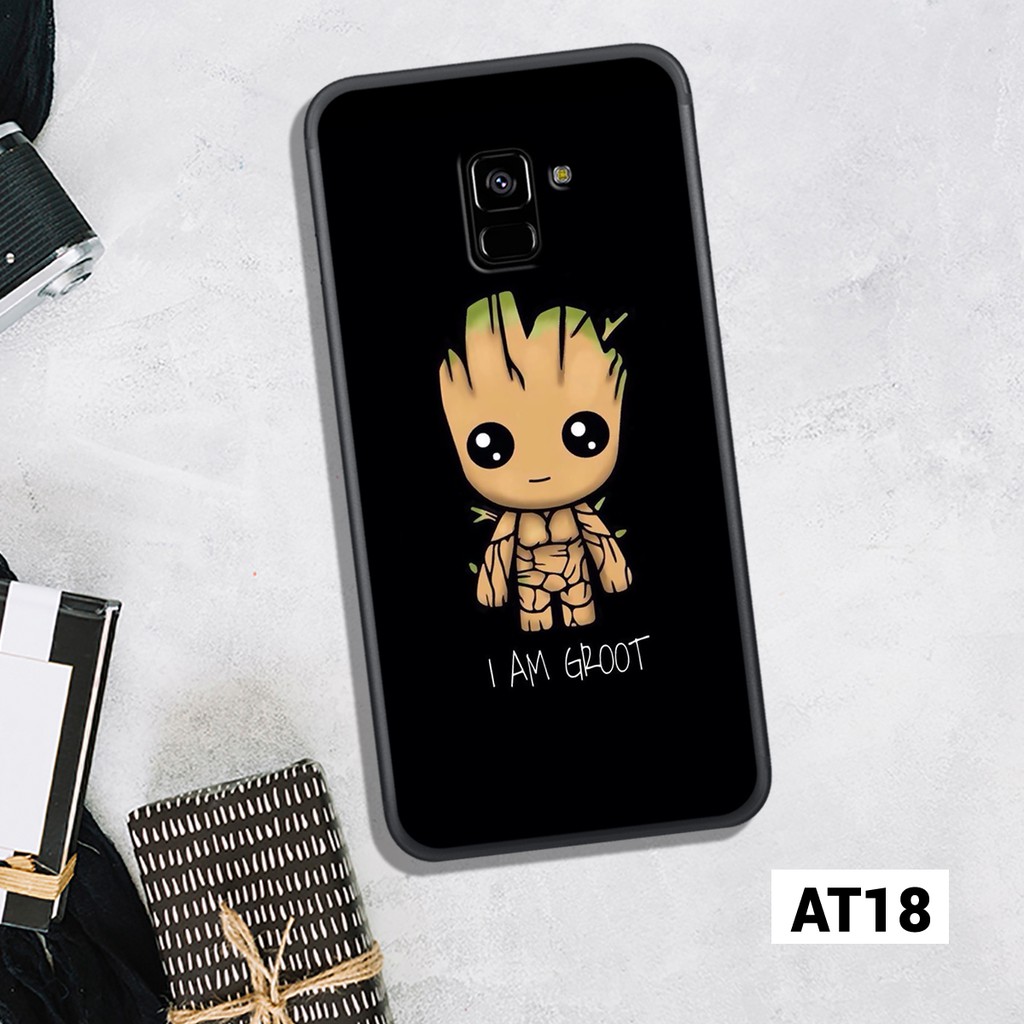 Ốp lưng Samsung A6 2018 - A6 Plus - A8 2018 - A8 Plus in hình siêu anh hùng chibi