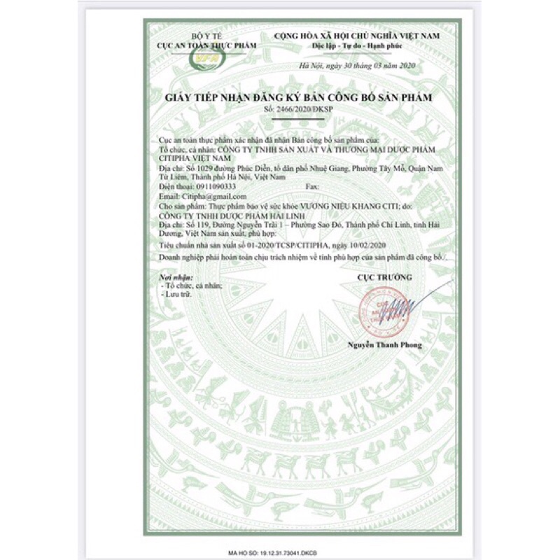 ✅vương niệu khang chính hãng ✅