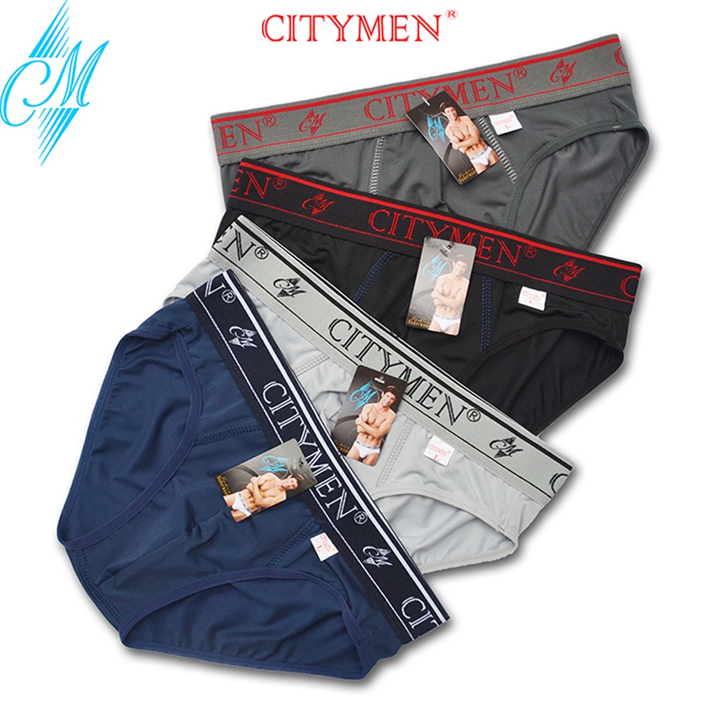 Quần Lót Nam Tam Giác Cao Cấp CITYMEN Vải Lạnh Co Giãn 4 Chiều Lưng Thun 4cm Đàn Hồi Tốt, Độ Bền Cao, Thấm Hút