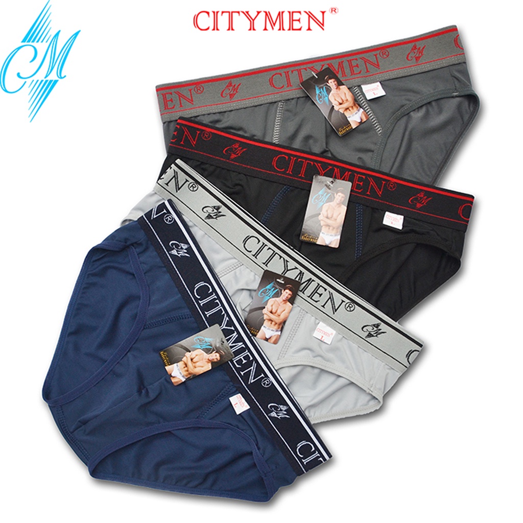 Quần lót nam tam giác cao cấp CITYMEN vải lạnh co giãn 4 chiều, lưng thun 4cm đàn hồi tốt, độ bền cao, thấm hút