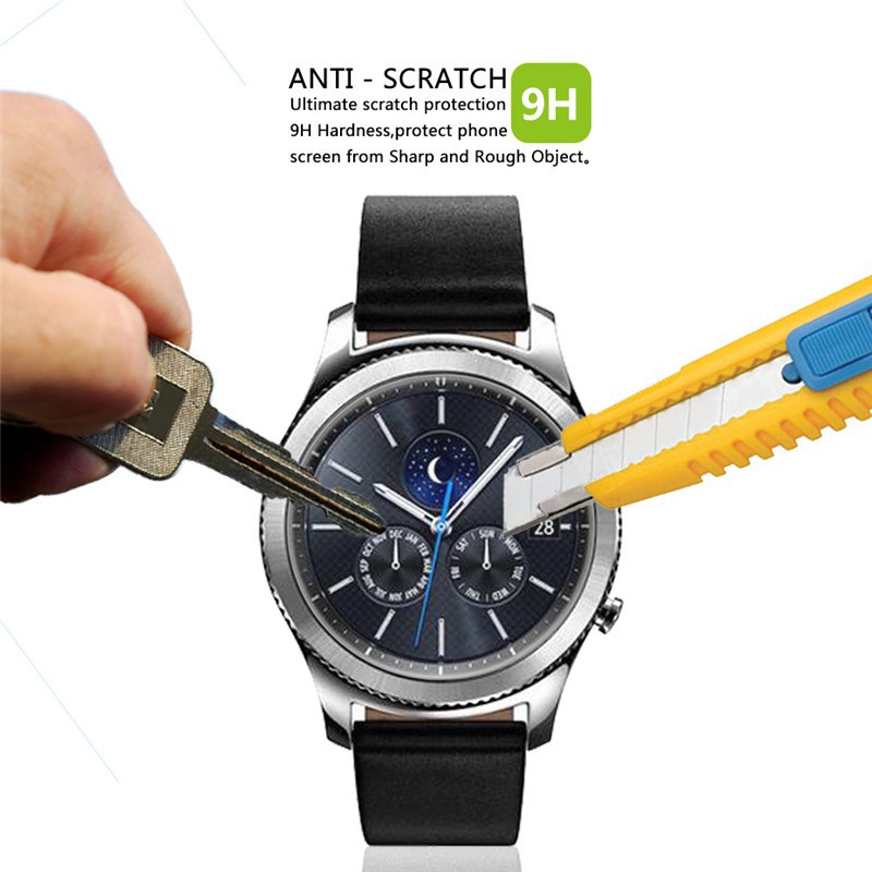 2PC Screen Protector for smasung Gear S3 HD Tempered Glass Watch Accessories