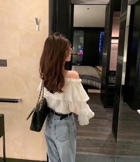 ✨Áo Kiểu Voan Rớt Vai Siêu Xinh