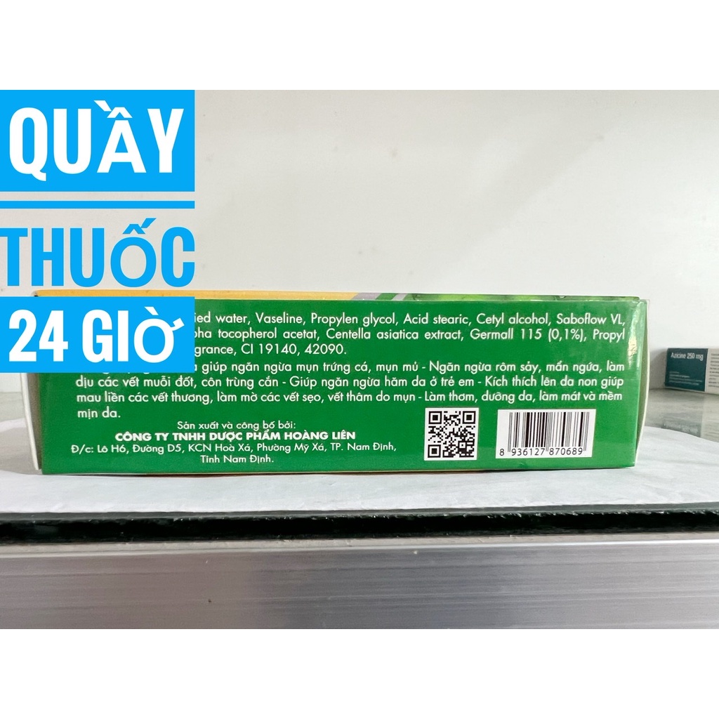 Kem bôi tinh chất rau má Themaz mát da, ngăn mụn, mờ sẹo 20g