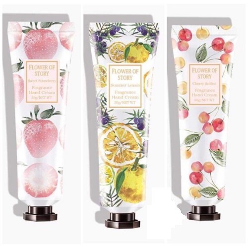 🌈🍒🥑 Kem Dưỡng Da Tay Hương Nước Hoa Flower Of Story 30gr Mẫu Mới - Y362 | BigBuy360 - bigbuy360.vn