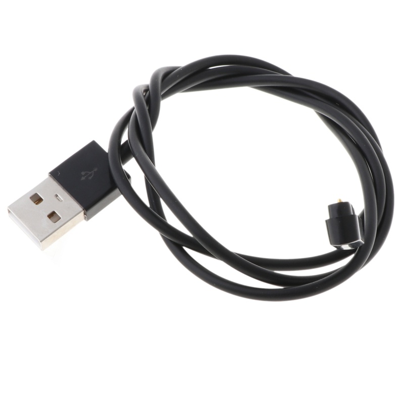 Dây cáp sạc từ tính màu đen cho đồng hồ thông minh 2 pin 4mm