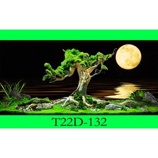 Tranh dán 3D bể cá cảnh,tặng kèm đồ dán có keo sẵn cực đẹp