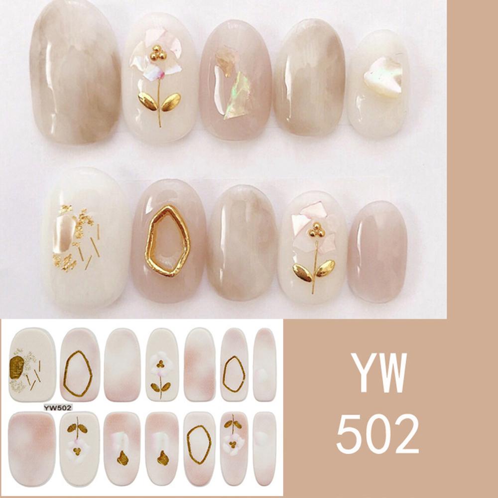 1 Tờ Đề Can Dán Móng Tay DIY Xinh Xắn Tiện Dụng