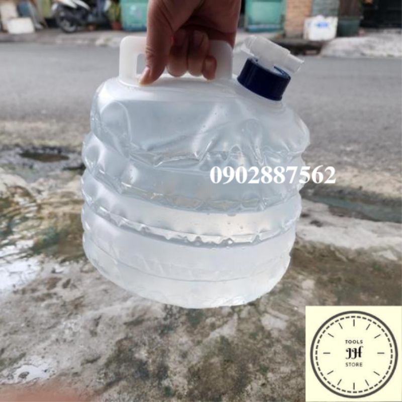 bình nước gấp gọn 5 lít tiện lợi cho đi du lịch