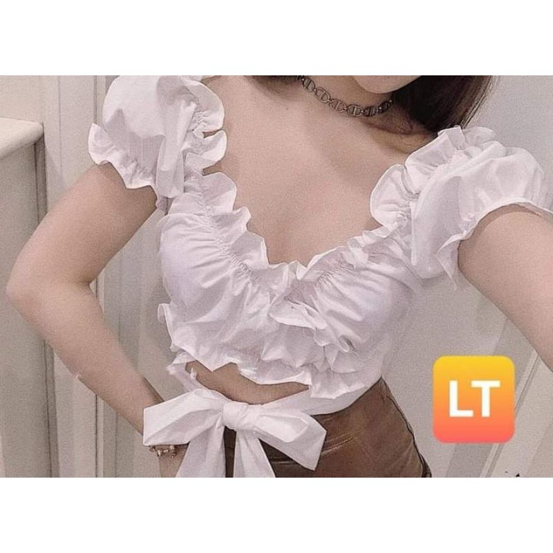 💥ÁO CROPTOP VOAN CỔ V HÀNG CHUẨN QCTK💥 | BigBuy360 - bigbuy360.vn