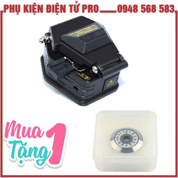 BỘ SẢN PHẨM DAO CẮT CHÍNH XÁC SỢI QUANG ĐEN SKL-6C KÈM LƯỠI DAO THAY THẾ KHI CẦN