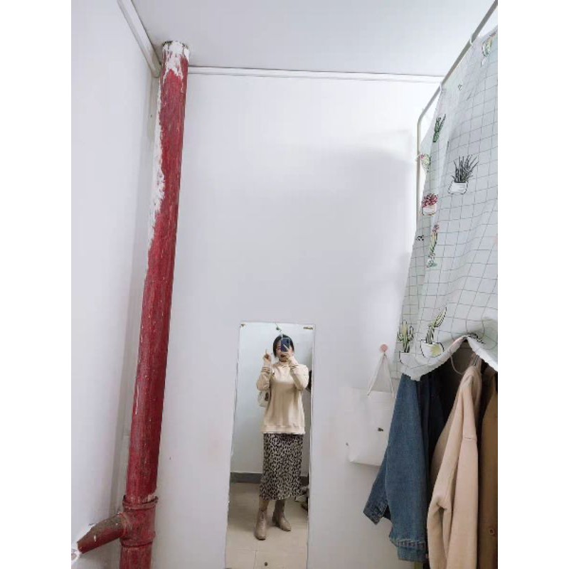 Chân váy da beo dáng dài form chữ A