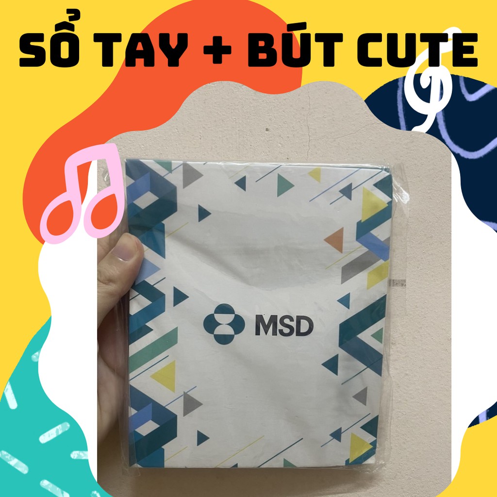 SỔ TAY GHI CHÚ, SỔ TAY CÔNG VIỆC 12 X 14.5cm tặng kèm Bút bi cao cấp
