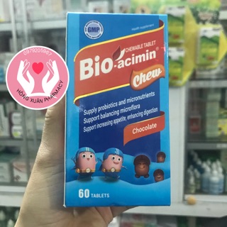 Viên nhai socola - bioacimin cho bé yêu