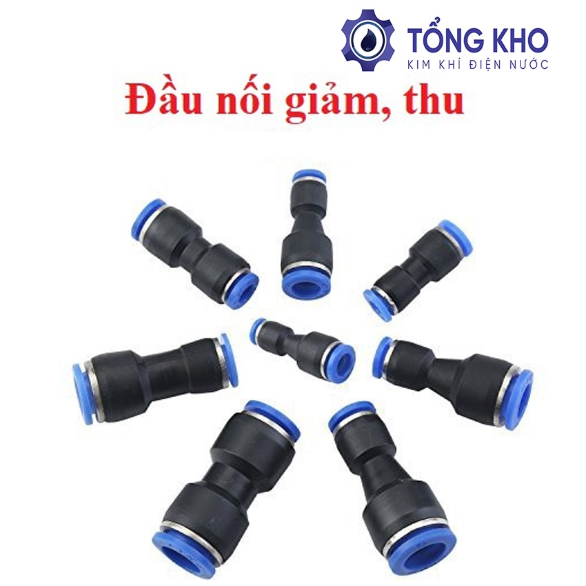 Đầu nối giảm PG, chuyển đổi hai đầu ống khí nén, phun sương, chịu được áp suất cao, đầy đủ kích cỡ - Tổng kho kim khí đi