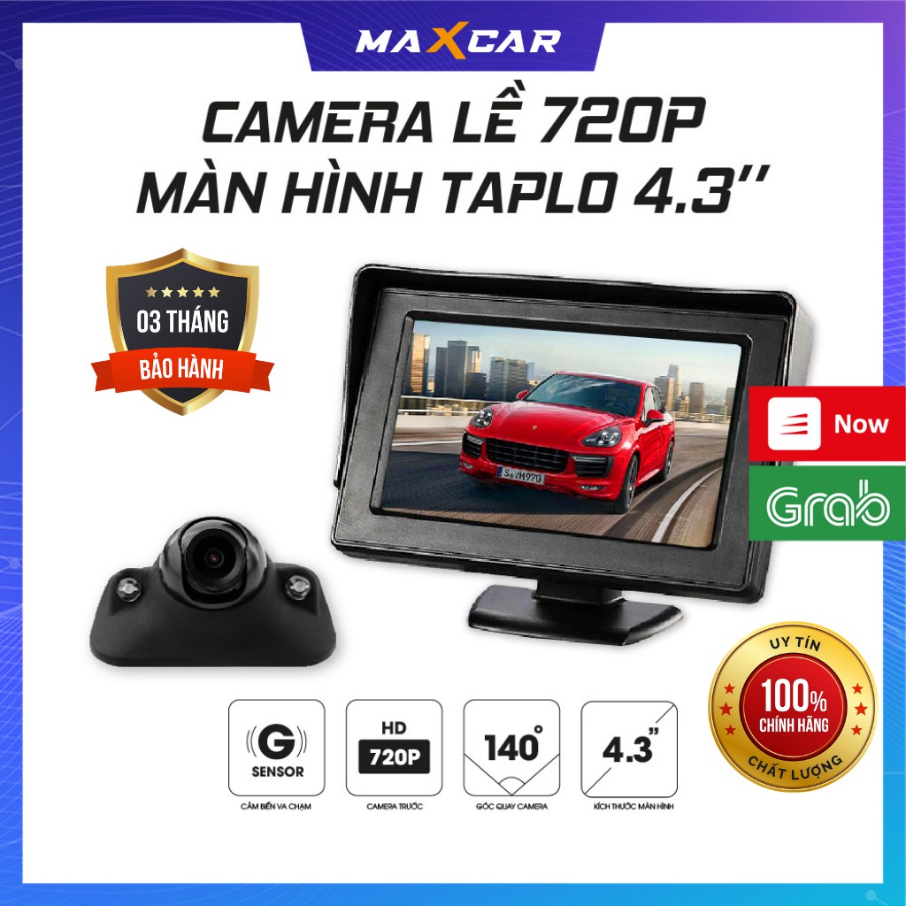 [BH 12 THÁNG]Bộ Combo Cam Lề Màn Đứng 4.3 inch HD