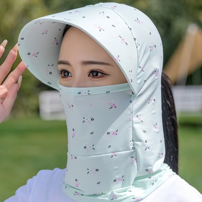Mũ Che Nắng Chống Tia Cực Tím Vải Lụa Mát Chuyên Dùng