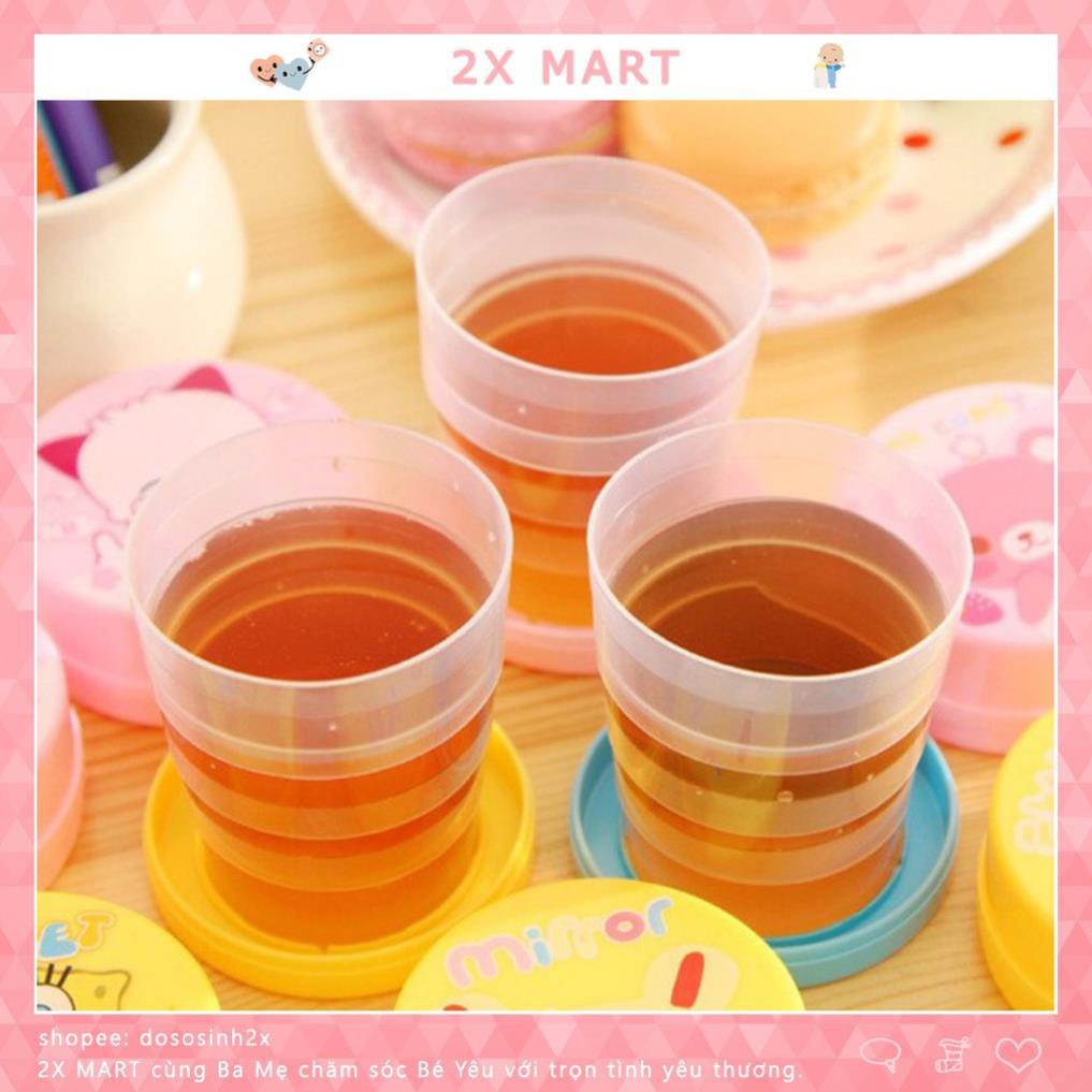 Cốc nhựa gấp gọn du lịch hoạt hình Tiện Dụng Dễ Dàng Mang Đi Chất Liệu Nhựa An Toàn