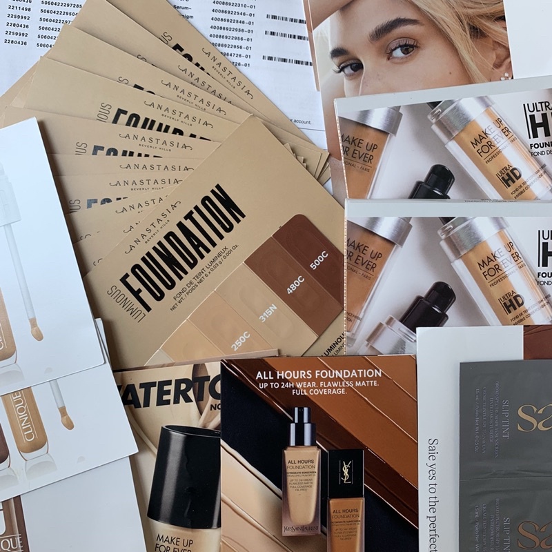 Kem Nền Foundation, kem Lót nhiều hãng (Make Up For Ever, Anastasia, CLINIQUE, Givenchy, YSL ...)