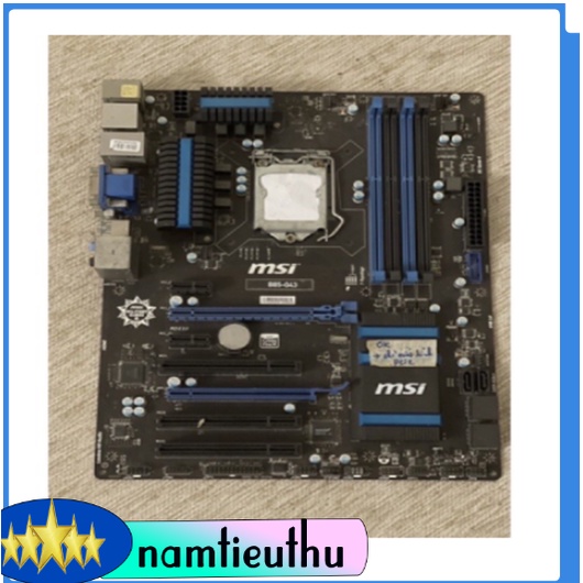 Main msi b85 g43 chỉ xuất hình qua vga rời chạy good