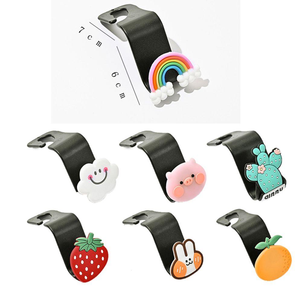 Móc Treo Đồ Họa Tiết Hoạt Hình Sáng Tạo Gắn Sau Ghế Xe Hơi