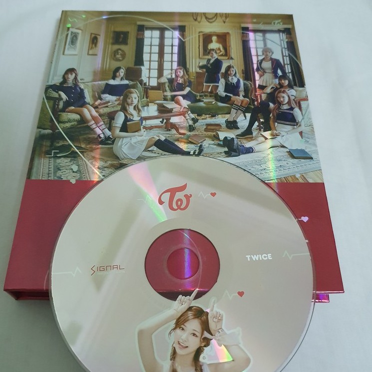 Album TWICE Signal ver đỏ _CD Tử Du_Unsealed_