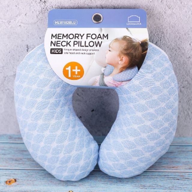 🌻🌻🌻Gối Kê Cổ Memory Foam Dành Cho Trẻ Em HLW182 Lock&Lock_Chính Hãng