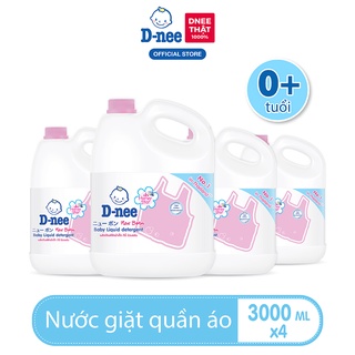 Deal hời  Combo 4 Nước giặt quần áo D-nee 3000 ML - Honey Star