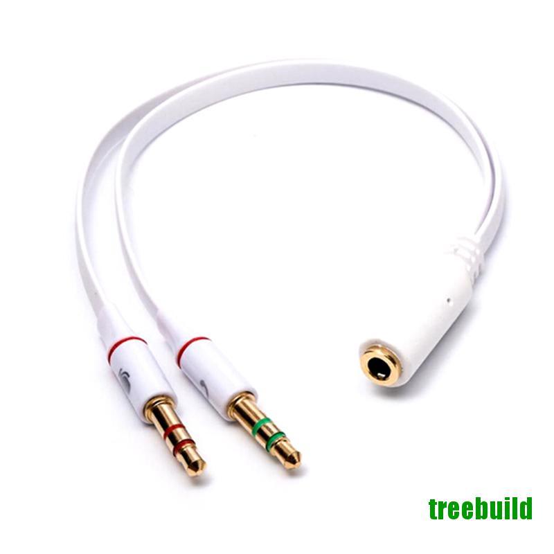 Giắc Chuyển Đổi Từ Treebuld 3.5mm Stereo Audio Male Sang 2 Female