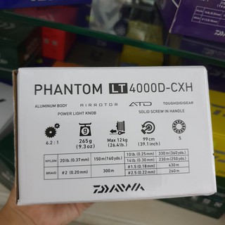 MÁY CÂU CÁ DAIWA PHANTOM LT 3000D CXH / 4000D