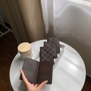 Wallet 02c - Ví gập (LV caro nâu)