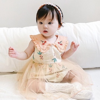 (GRH102) (11-14kg) Romper váy voan  (Puppy Kids) 🌸🌸 Váy bé gái 🌸🌸