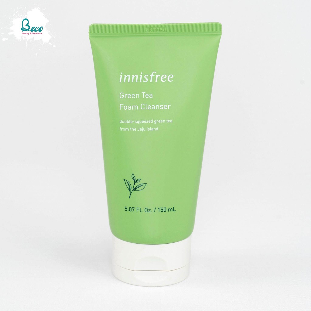 Sữa rửa mặt chiết xuất từ trà xanh innisfree green tea foam cleanser 150ml