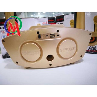 Loa SD 306 kèm 2 Micro, loa cú mèo hát karaoke âm thanh lớn, micro hát siêu nhẹ, hút âm tốt