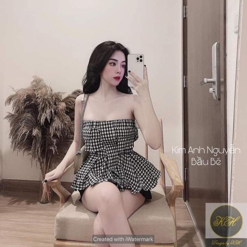 ❤️ÁO ỐNG CARO XINH QUÁ XINH Ạ❤️AO1
